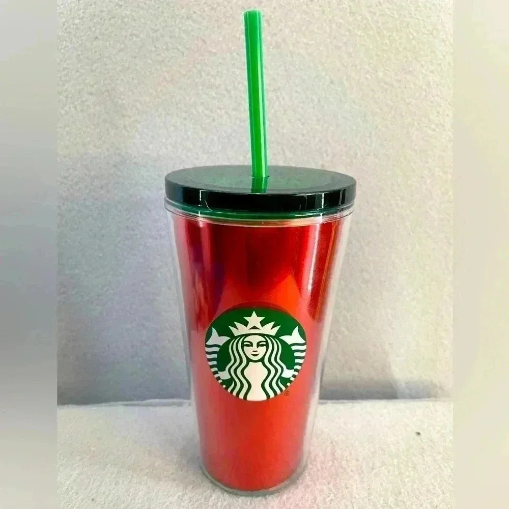 Starbucks Christmas Glow Insulated🥤 Cup with Straw